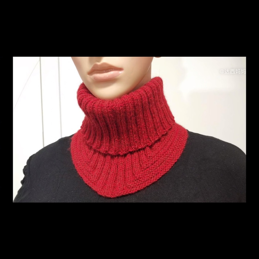 Handmade knitting neck warmer